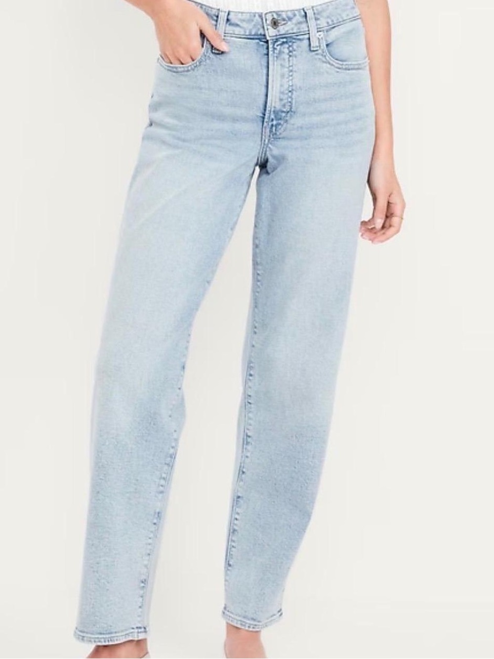 Adjustable Waistband Girls Straight Leg Jeans Size 14